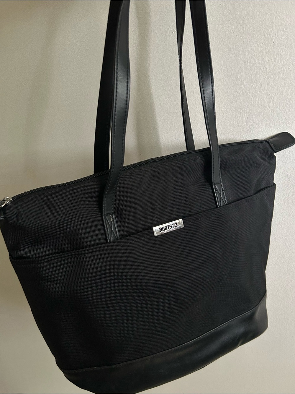 Roots Nylon Insulated Tote Shoulder Bag